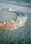 First coloured stone circle - sougia - crete 04.05.2001
