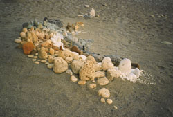 The face of culture in coloured lines - sougia - crete 12.06.2003