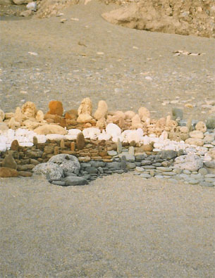 The face of culture in coloured lines - sougia - crete 12.06.2003