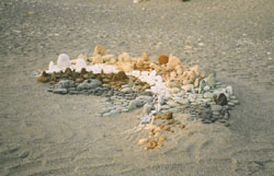 The face of culture in coloured lines - sougia - crete 12.06.2003